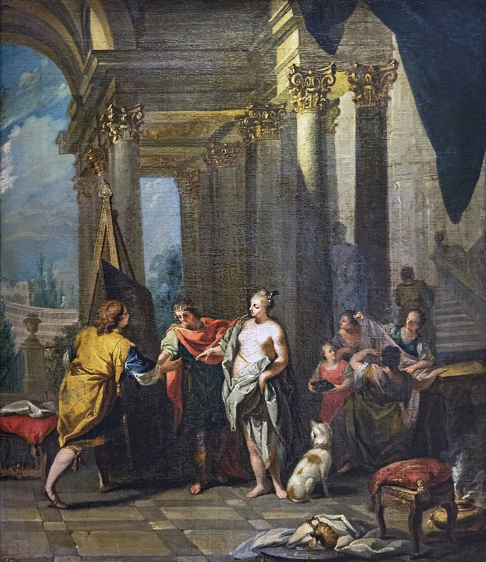 2-Alessandro cede Campaspe ad Apelle - Collezione Motais di Narbonne
